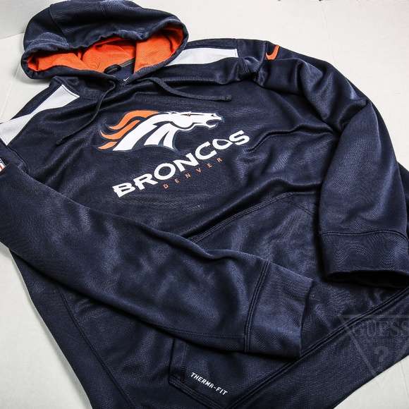 nike therma fit broncos hoodie